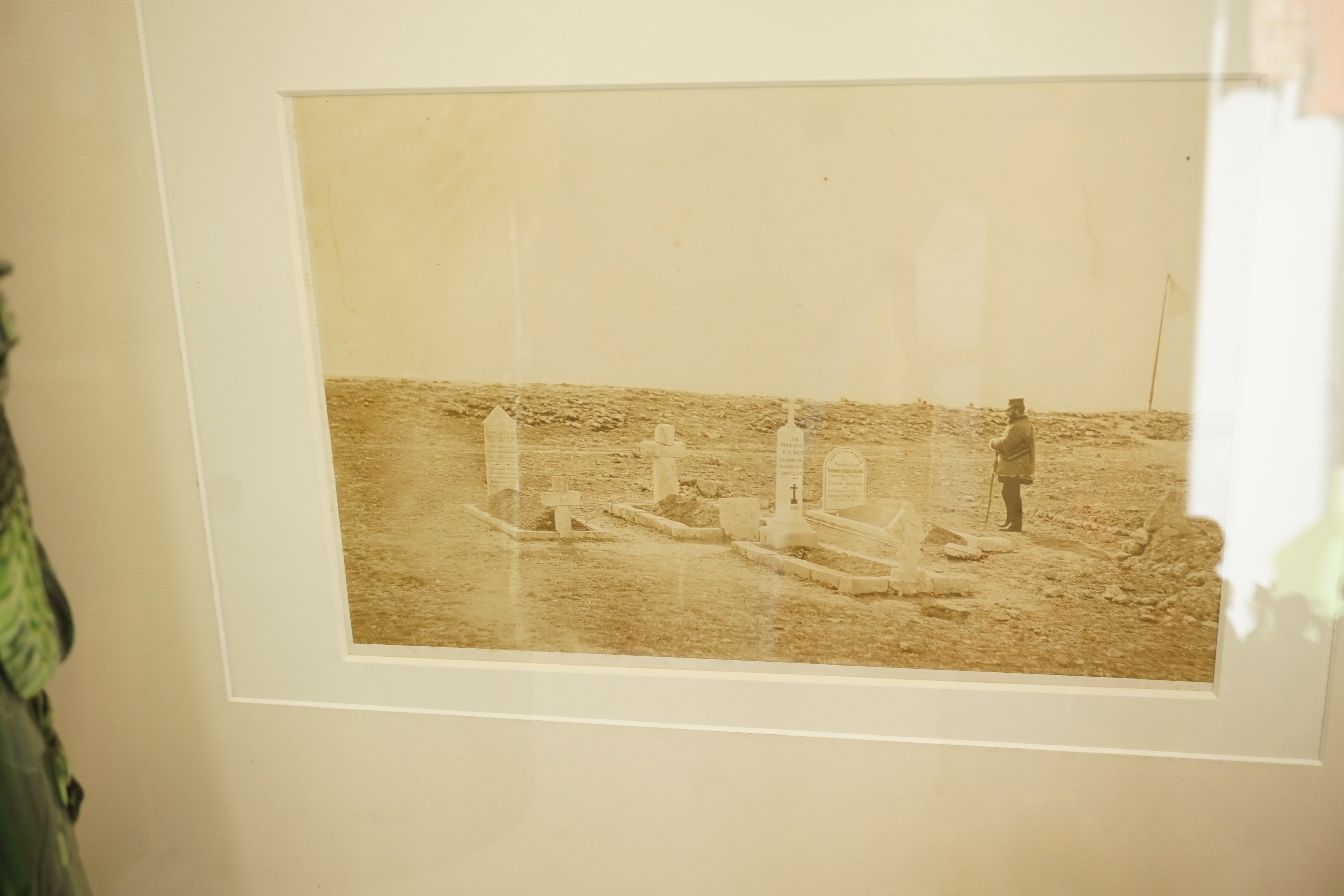 Roger Fenton (1819-1869), two black and white photographs, Views from the Crimea: 'General view of Balaclava, 1856', and 'The Tomb of the Generals on Cahearts Hill', 27 x 35.5cm and 22 x 33cm, one unframed